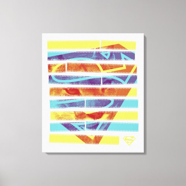 Supergirl Filmstrip Canvas Print (Front)