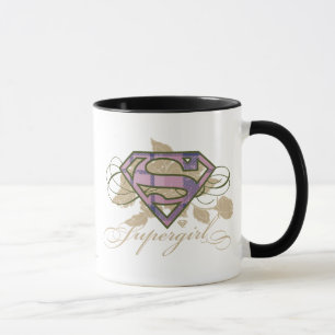 Supergirl Flowers Mug