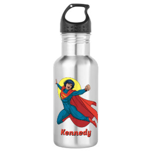 Supergirl Flying in Blue Suit 532 Ml Water Bottle