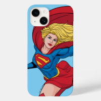 Supergirl Flying Upwards Illustration