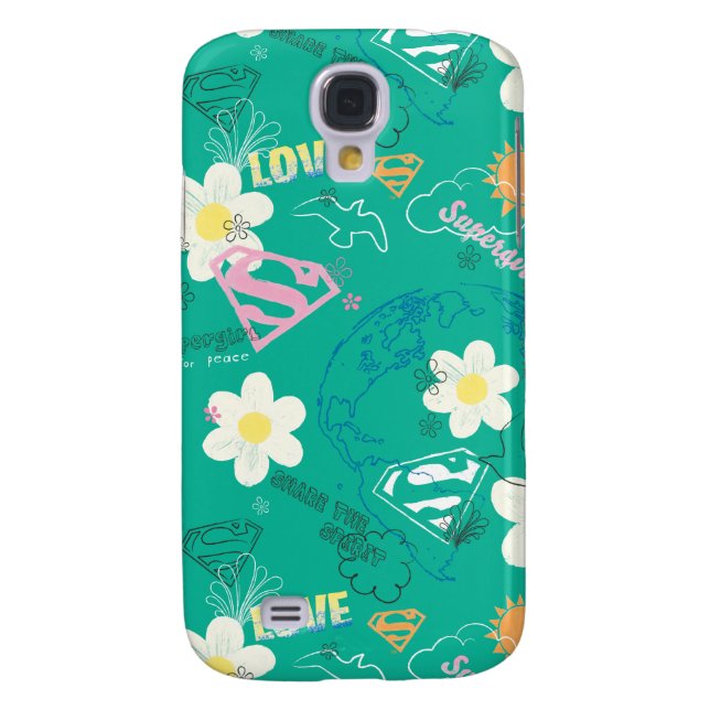 Supergirl for Peace Pattern Case-Mate Samsung Galaxy Case (Back)