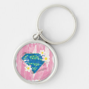 Supergirl for Peace Pink Key Ring