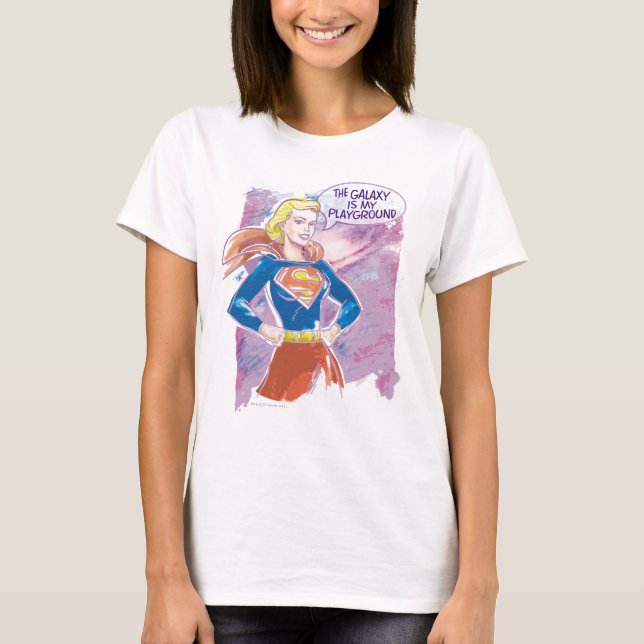 Supergirl Galaxy T-Shirt (Front)