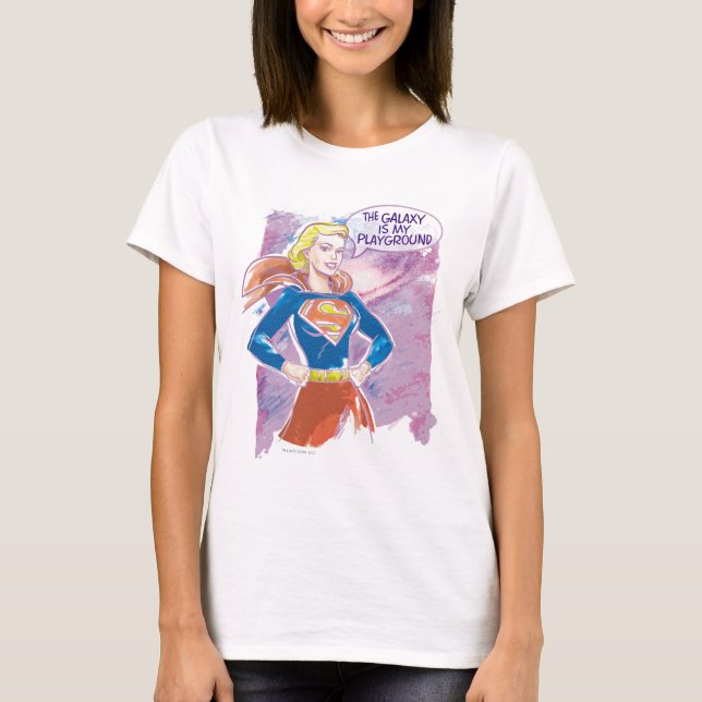 Supergirl Galaxy T-Shirt (Front)