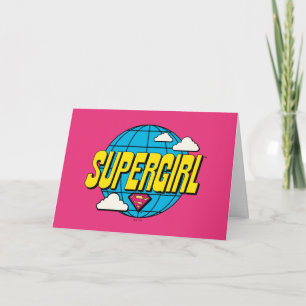 Supergirl Global Pop Graphic Card