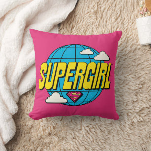 Supergirl Global Pop Graphic Cushion