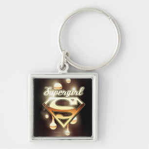 Supergirl Gold Drips Key Ring