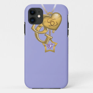 Supergirl Gold Locket iPhone 11 Case