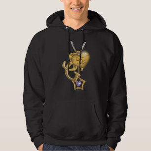 Supergirl Gold Locket Hoodie