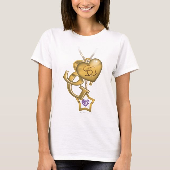 Supergirl Gold Locket T-Shirt (Front)