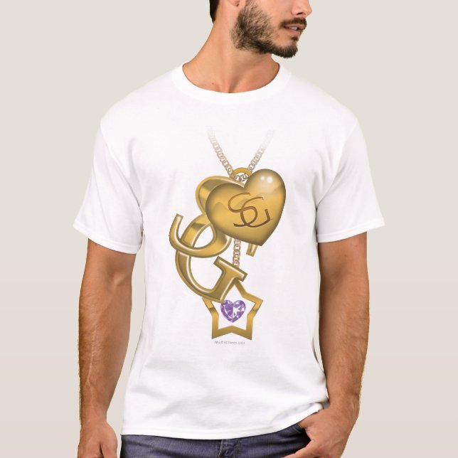 Supergirl Gold Locket T-Shirt (Front)