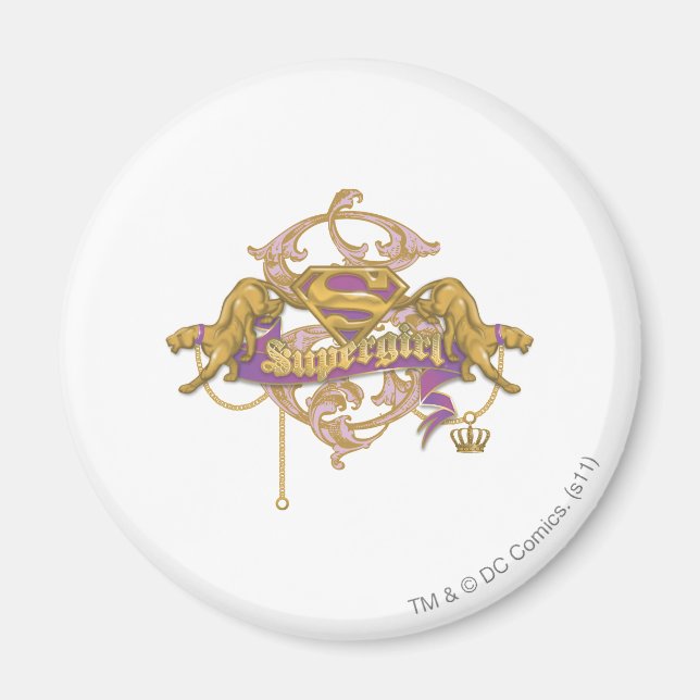 Supergirl Golden Cat 2 Magnet (Front)