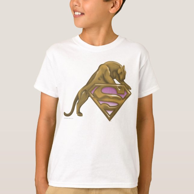 Supergirl Golden Cat T-Shirt (Front)