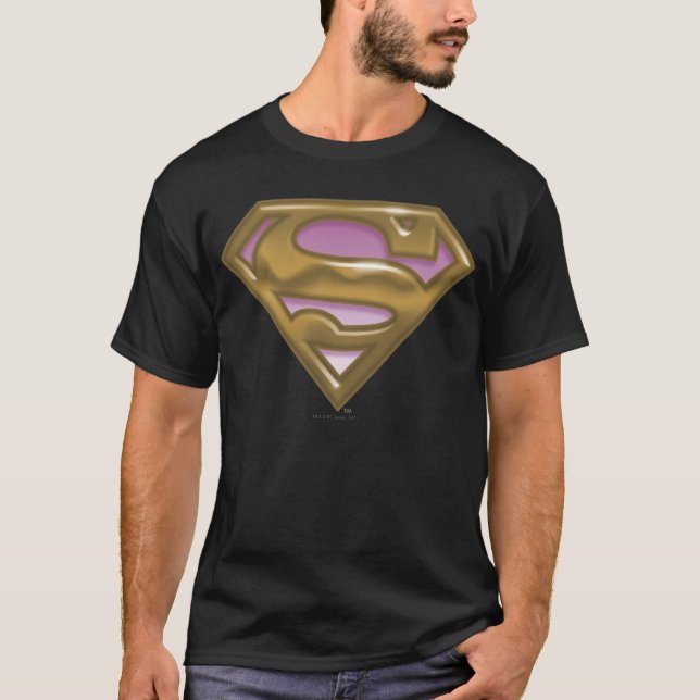 Supergirl Golden Logo T-Shirt (Front)