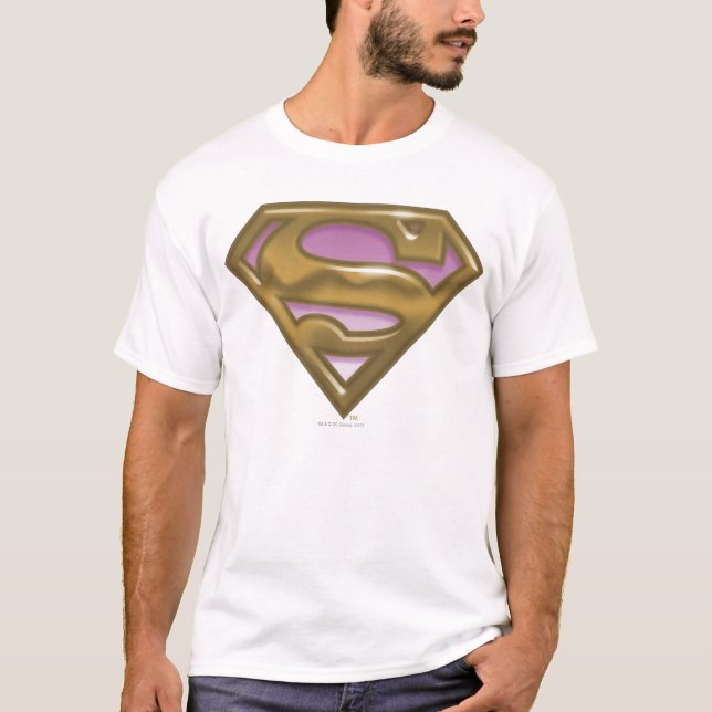 Supergirl Golden Logo T-Shirt (Front)