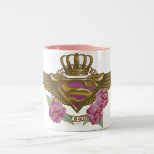 Supergirl Golden Wings Two-Tone Coffee Mug