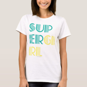 Supergirl Green and Yellow T-Shirt