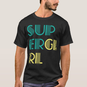 Supergirl Green and Yellow T-Shirt