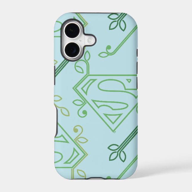 Supergirl Green Vine Logo Pattern (Back)