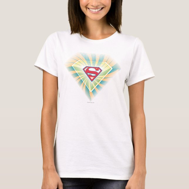 Supergirl Groovy Logo T-Shirt (Front)