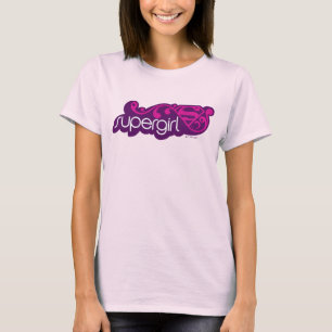 Supergirl Groovy Name and S-Shield T-Shirt