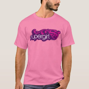 Supergirl Groovy Name and S-Shield T-Shirt