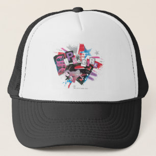 Supergirl Grunge Design Trucker Hat