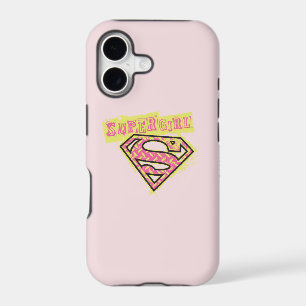 Supergirl Grunge Logo Pink