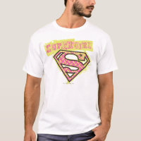 Supergirl Grunge Logo Pink