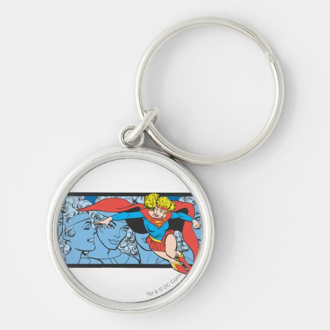 Supergirl Head Shots Key Ring (Front)