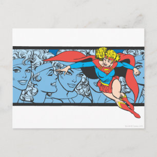 Supergirl Head Shots Postcard