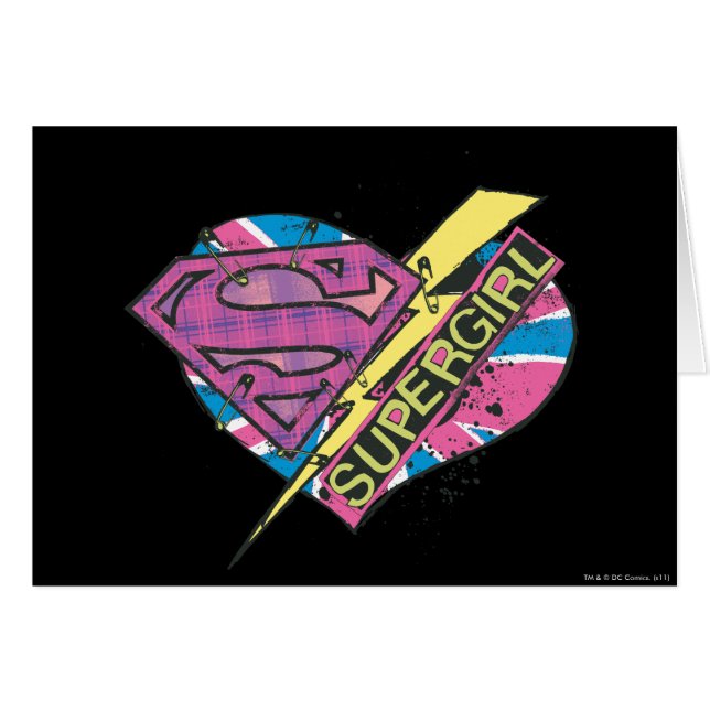 Supergirl Heart and Bolt (Front Horizontal)