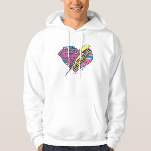 Supergirl Heart and Bolt Hoodie