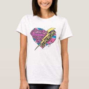 Supergirl Heart and Bolt T-Shirt