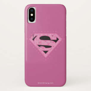Supergirl Hearts iPhone X Case