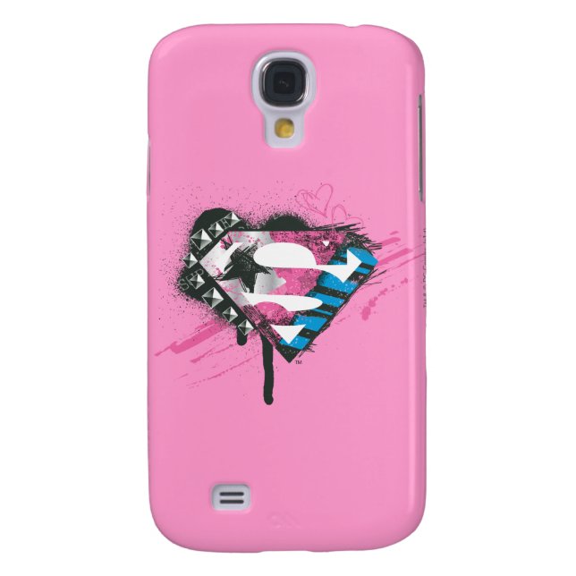 Supergirl Hearts Logo Case-Mate Samsung Galaxy Case (Back)