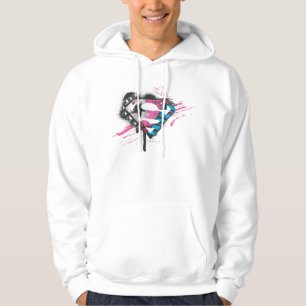 Supergirl Hearts Logo Hoodie