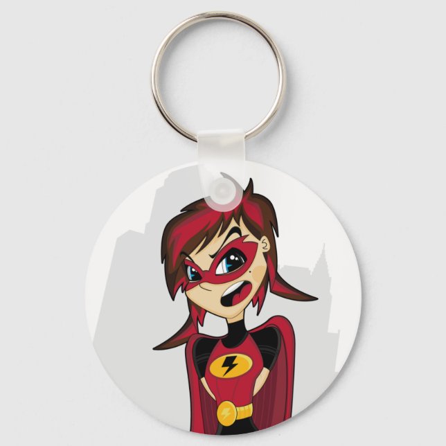 Supergirl Hero Keychain (Front)