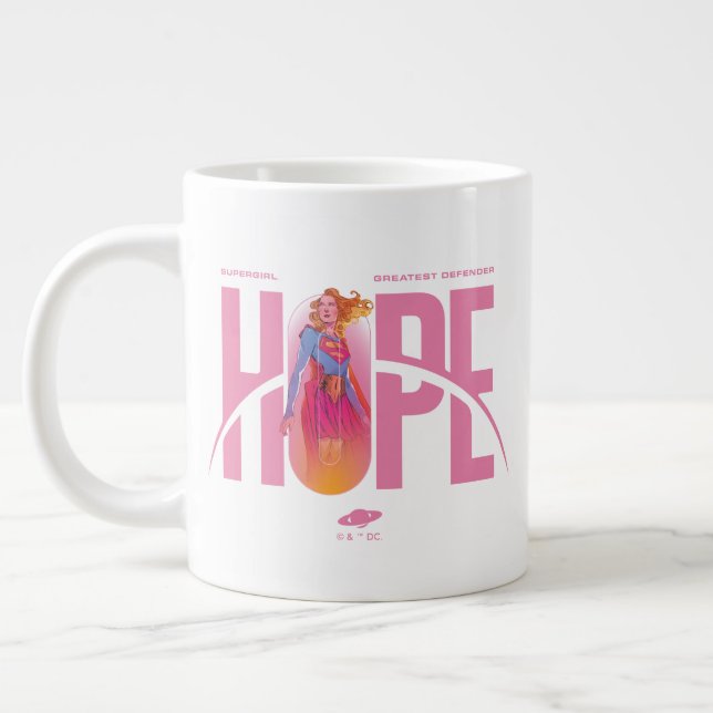 Supergirl Hope Large Coffee Mug (Left)