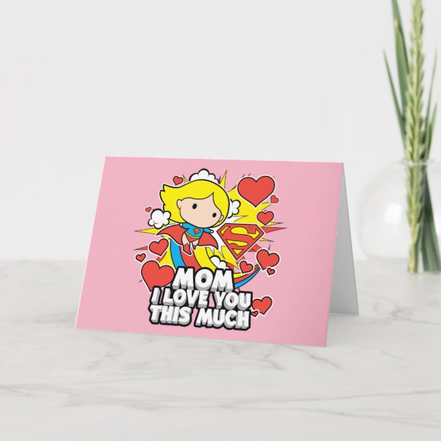 Supergirl | I Love You This Much Card (Front)