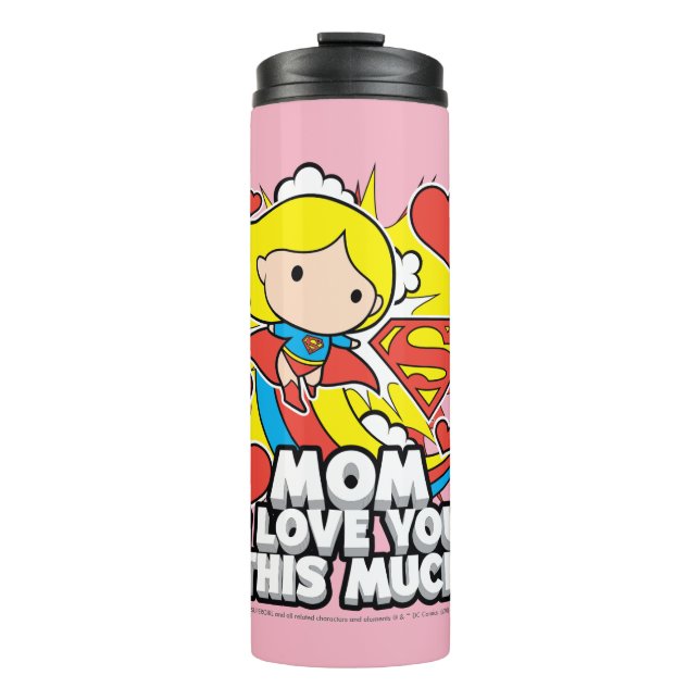 Supergirl | I Love You This Much Thermal Tumbler (Front)