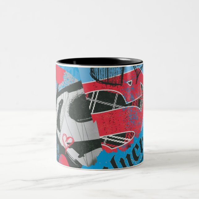 Supergirl Invulnerable Two-Tone Coffee Mug (Center)