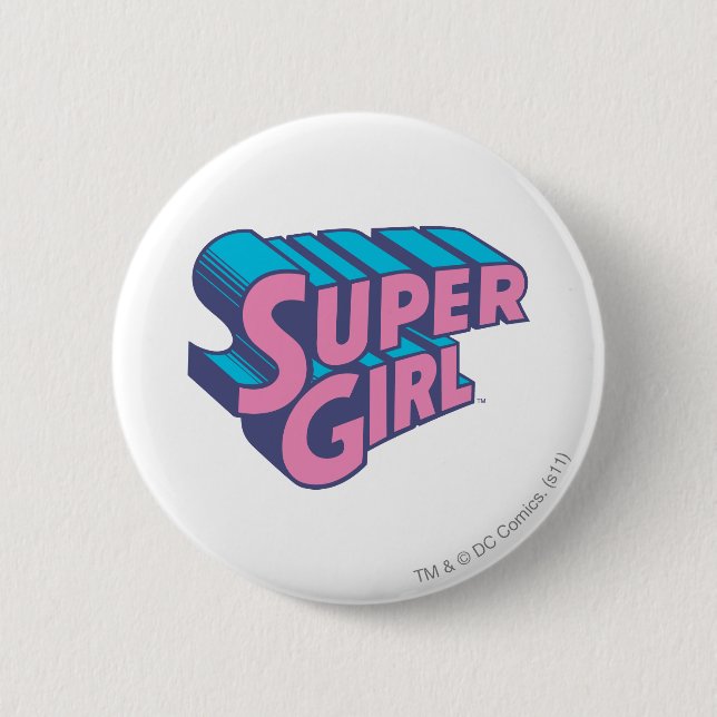 Supergirl J-Pop 10 6 Cm Round Badge (Front)