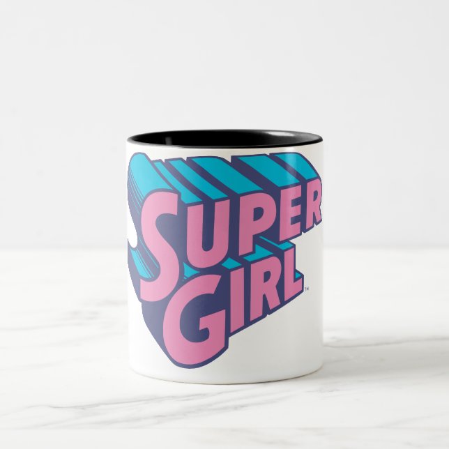 Supergirl J-Pop 10 Two-Tone Coffee Mug (Center)