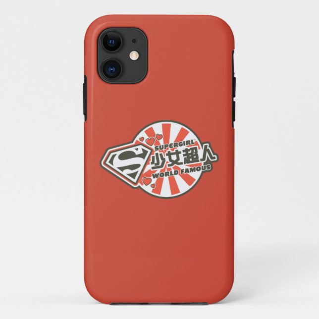 Supergirl J-Pop 13 Case-Mate iPhone Case (Back)