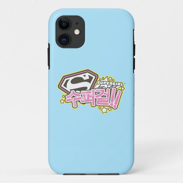Supergirl J-Pop 1 Case-Mate iPhone Case (Back)