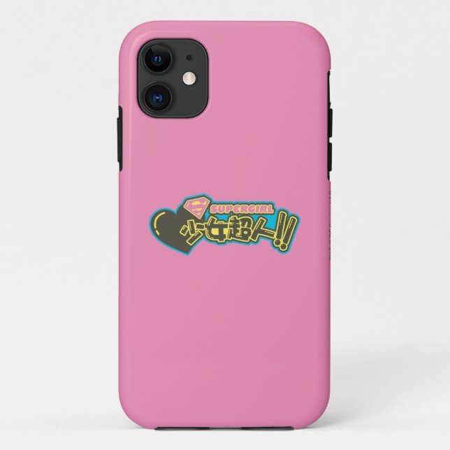 Supergirl J-Pop 2 Case-Mate iPhone Case (Back)