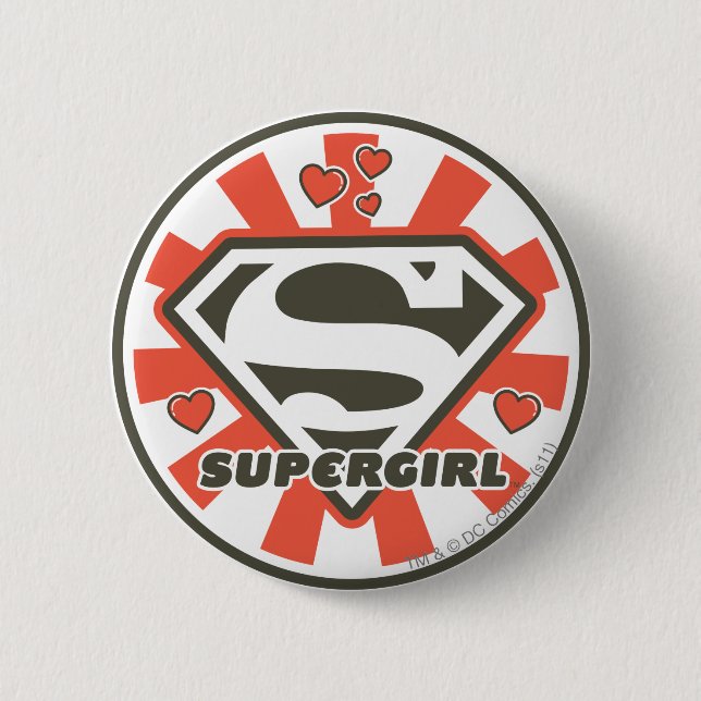 Supergirl J-Pop 7 6 Cm Round Badge (Front)