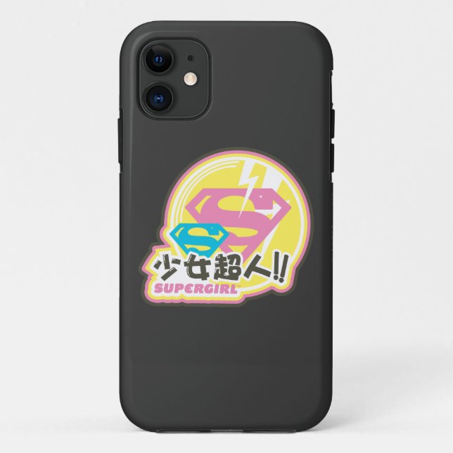 Supergirl J-Pop 8 Case-Mate iPhone Case (Back)