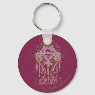Supergirl Jewel Logo Key Ring